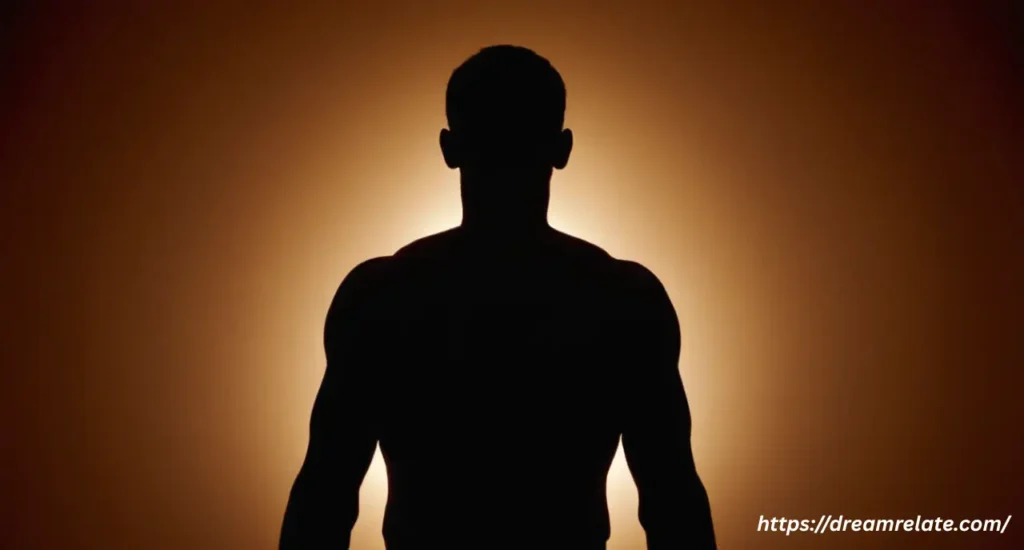 Abstract image representing the vulnerability and hidden dangers in a dream of being shot in the back.